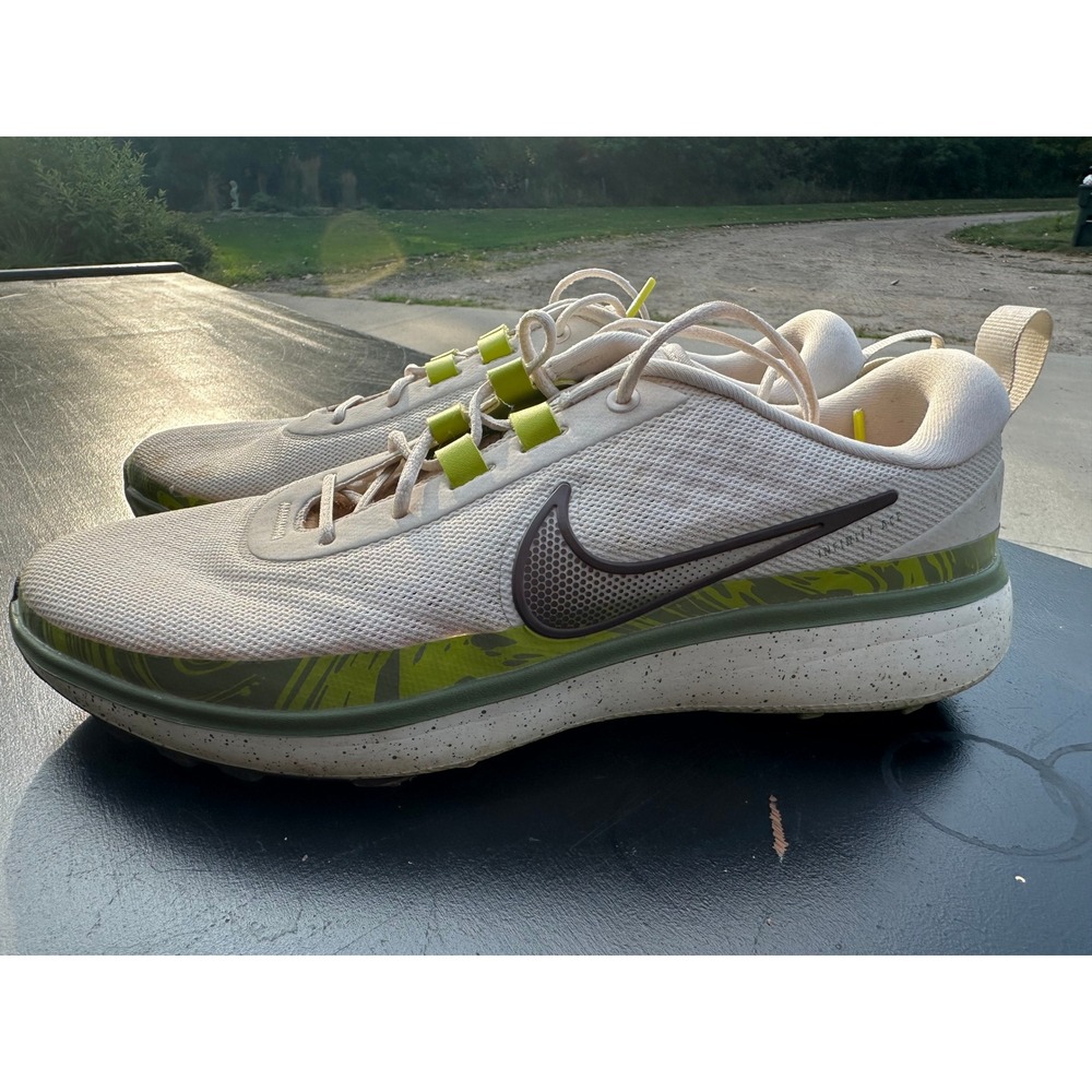 Nike Infinity Ace Next Nature Golf Shoes Light Bone Volt FB9609-023 Mens 11